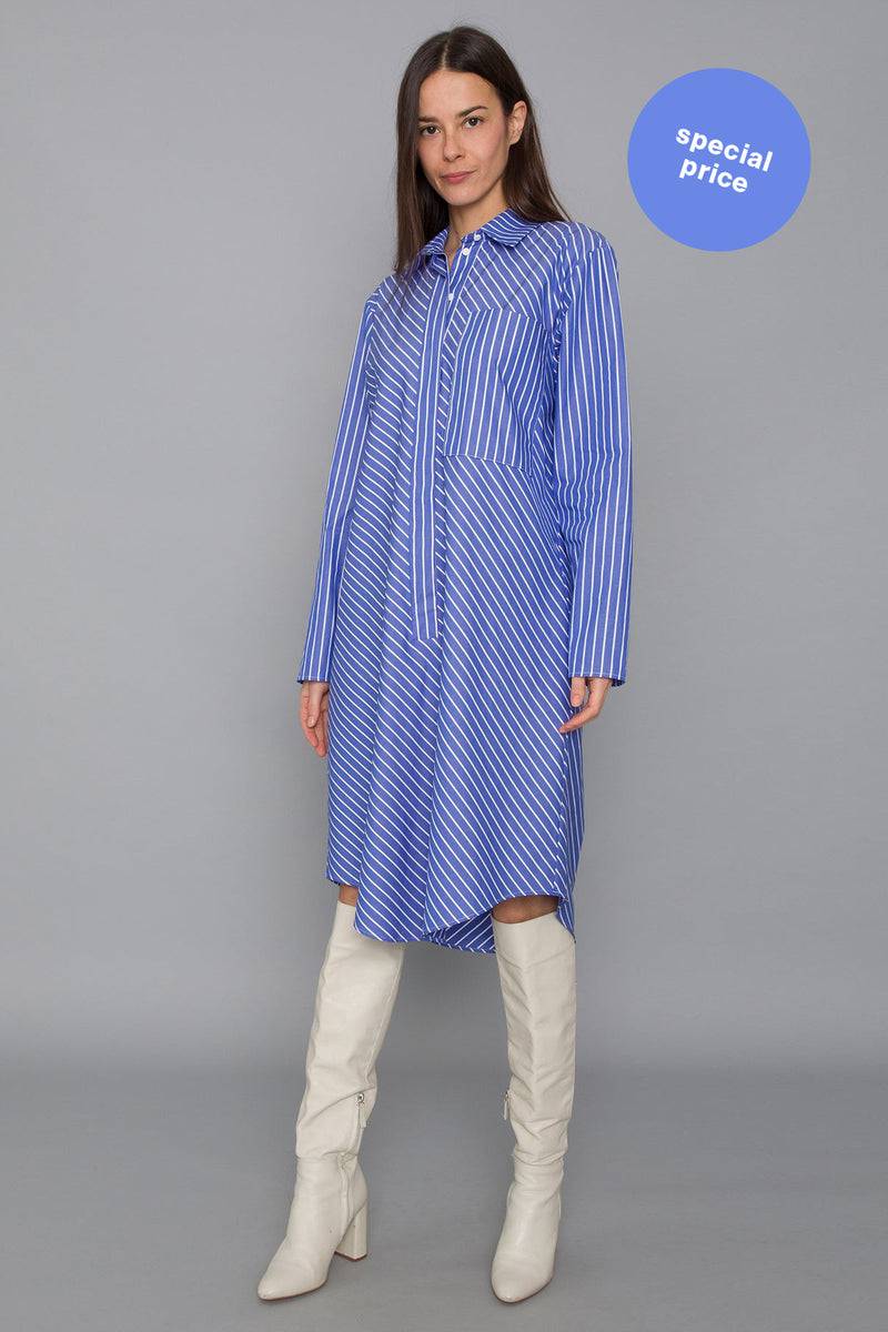 Mykke Hofmann Bio-Baumwoll-Popeline-Kleid Keila Sonderangebot