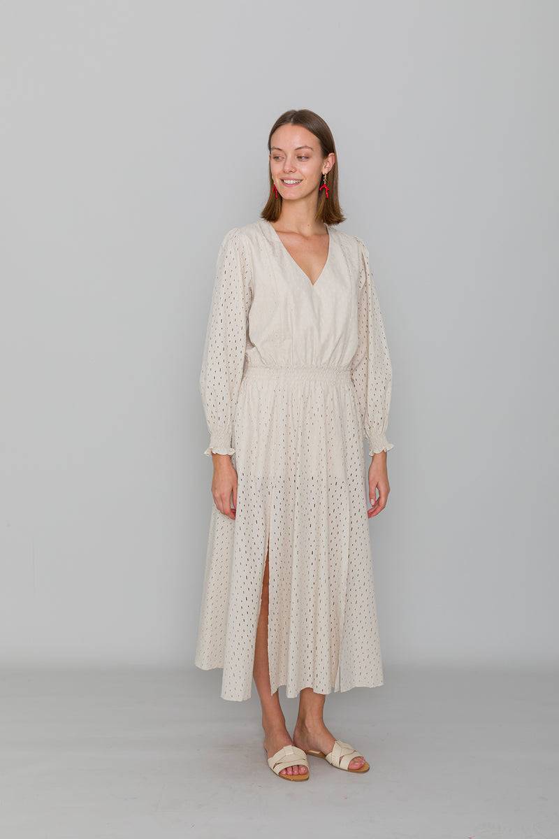 Mykke Hofmann Spitzenkleid Korva aus Bio-Baumwolle Großer Ausverkauf