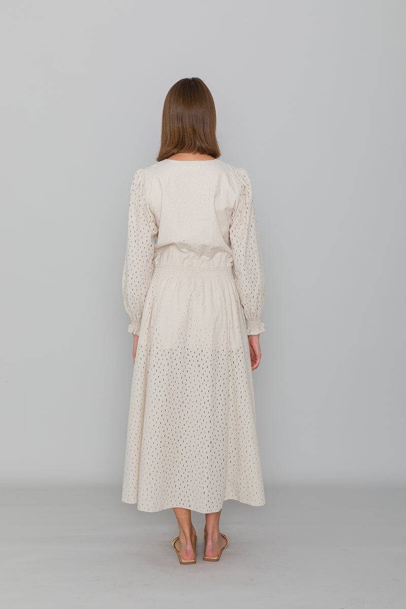 Mykke Hofmann Spitzenkleid Korva aus Bio-Baumwolle Großer Ausverkauf