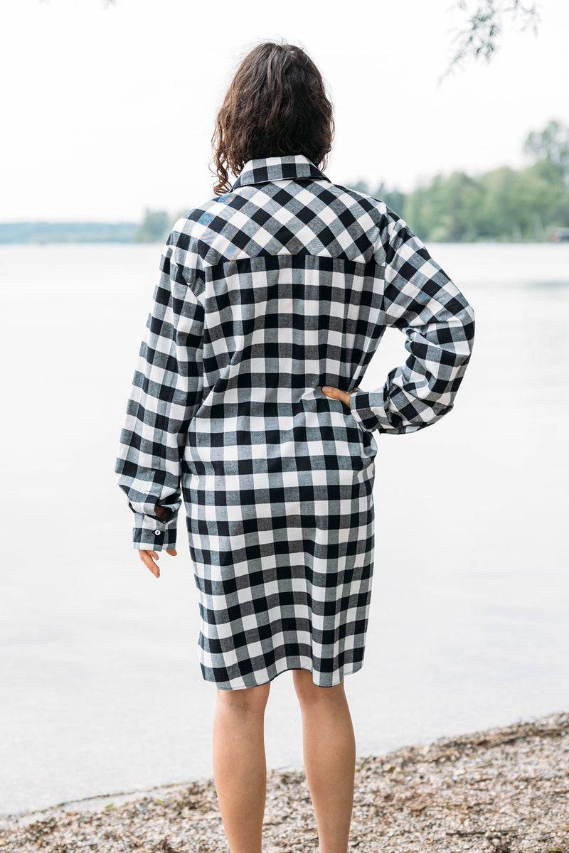 Mykke Hofmann Flanellkleid aus Bio-Baumwolle Klore Online Shopping