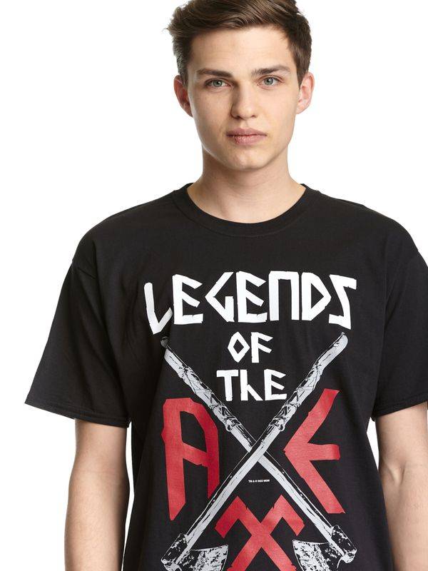 Nastrovje Potsdam Vikings Valhalla Legends of the Axe Herren T-Shirt schwarz Begrenztes Angebot