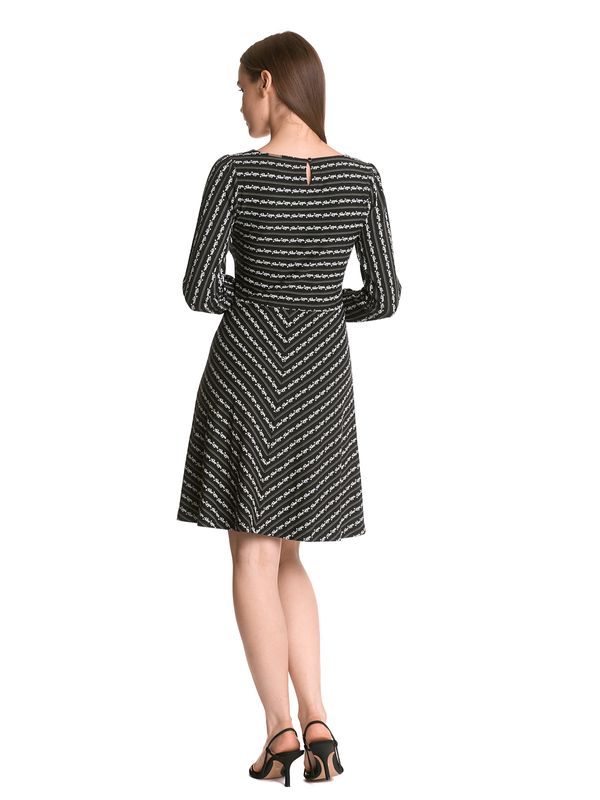 Nastrovje Potsdam Vive Maria Dandy Flower Damen A-Linien-Kleid schwarz allover Exklusivangebot