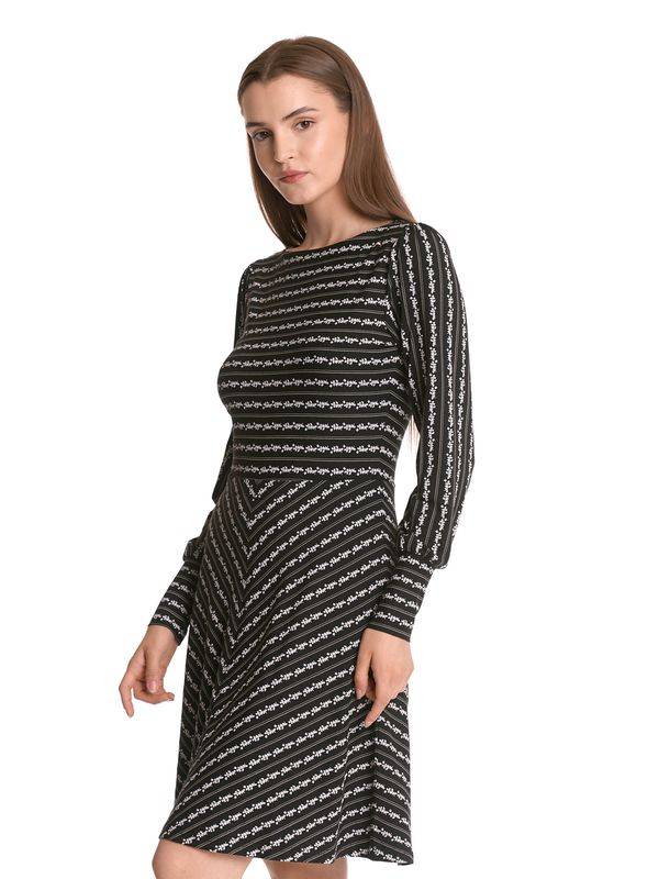 Nastrovje Potsdam Vive Maria Dandy Flower Damen A-Linien-Kleid schwarz allover Exklusivangebot