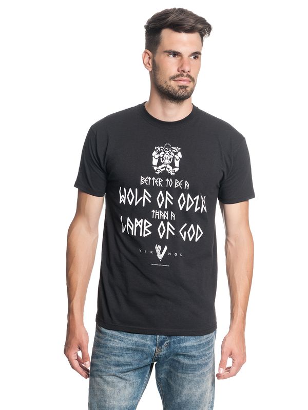 Nastrovje Potsdam Vikings Wolf Of Odin Herren T-Shirt schwarz Exklusive Angebote