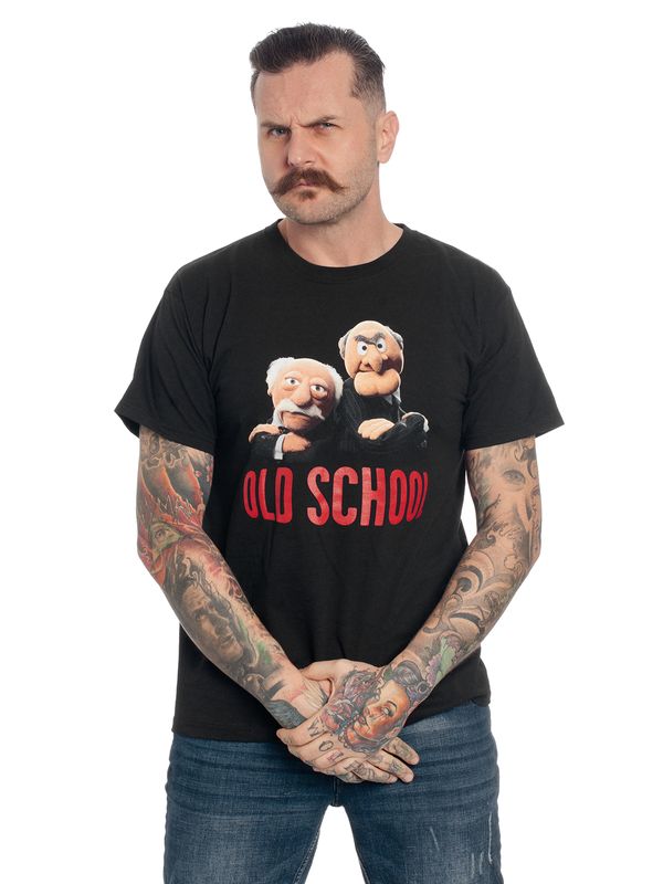 Nastrovje Potsdam The Muppets Old school Herren T-Shirt schwarz Super Sparpreis