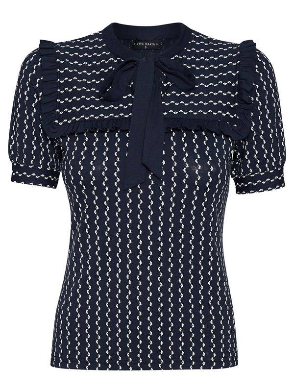 Nastrovje Potsdam Vive Maria Romantic Sailor Damen Blusenshirt blau allover im Angebot