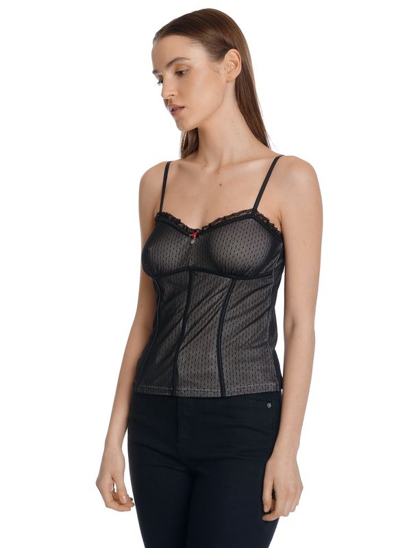 Nastrovje Potsdam Vive Maria Sweet Boudoir Damen Trägertop schwarz Kostenloser Versand