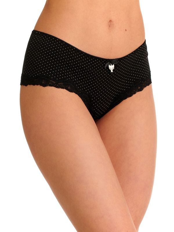 Nastrovje Potsdam Pussy Deluxe 3er Set Damen Hipster-Set schwarz allover Osterangebot