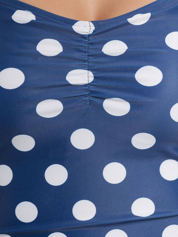 Nastrovje Potsdam Pussy Deluxe Classic Summer Damen Badeanzug blau allover Heißer Verkauf