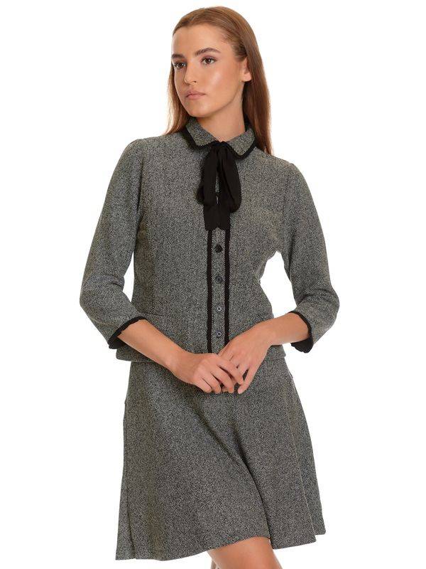 Nastrovje Potsdam Vive Maria Cottage Girl Damen Kurzjacke grau meliert Schlussverkauf