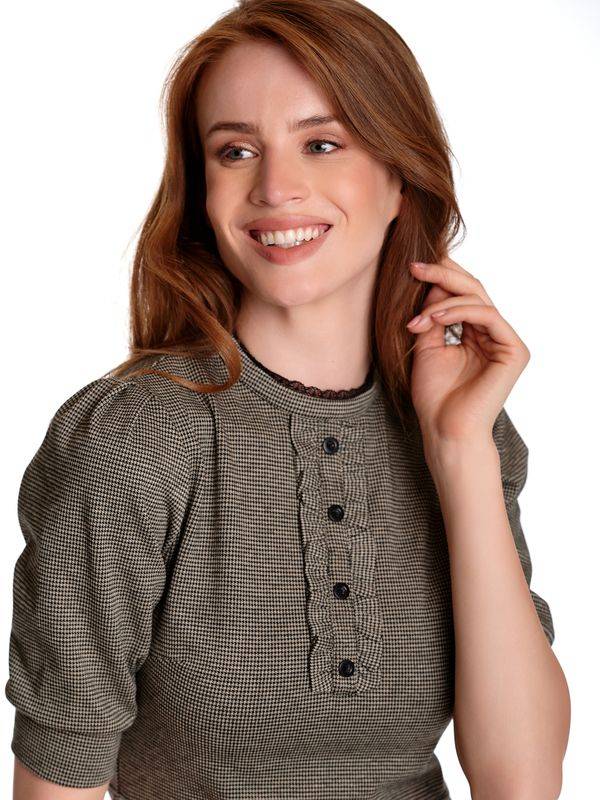 Nastrovje Potsdam Vive Maria Chelsea Damen Jerseykleid creme/schwarz Versandkostenfrei