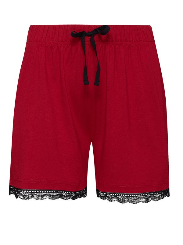 Nastrovje Potsdam Vive Maria Lovely Dream Damen Schlafhose rot Fabrikverkauf
