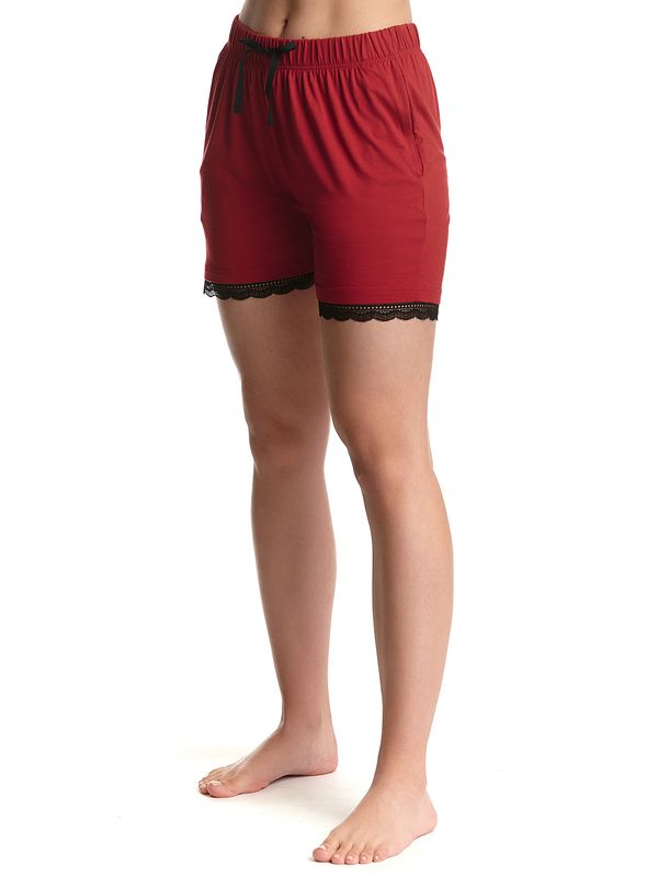 Nastrovje Potsdam Vive Maria Lovely Dream Damen Schlafhose rot Fabrikverkauf