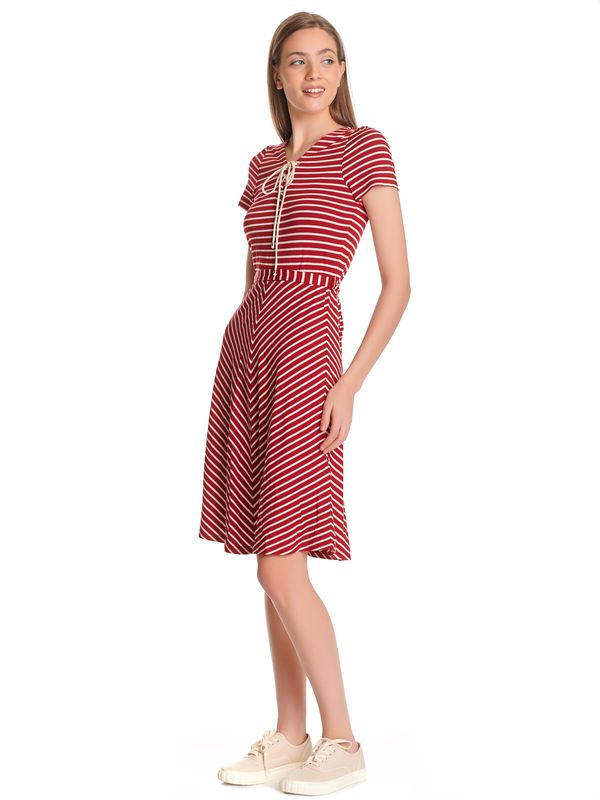 Nastrovje Potsdam Vive Maria My Capri Damen A-Linien-Kleid rot allover Black Friday