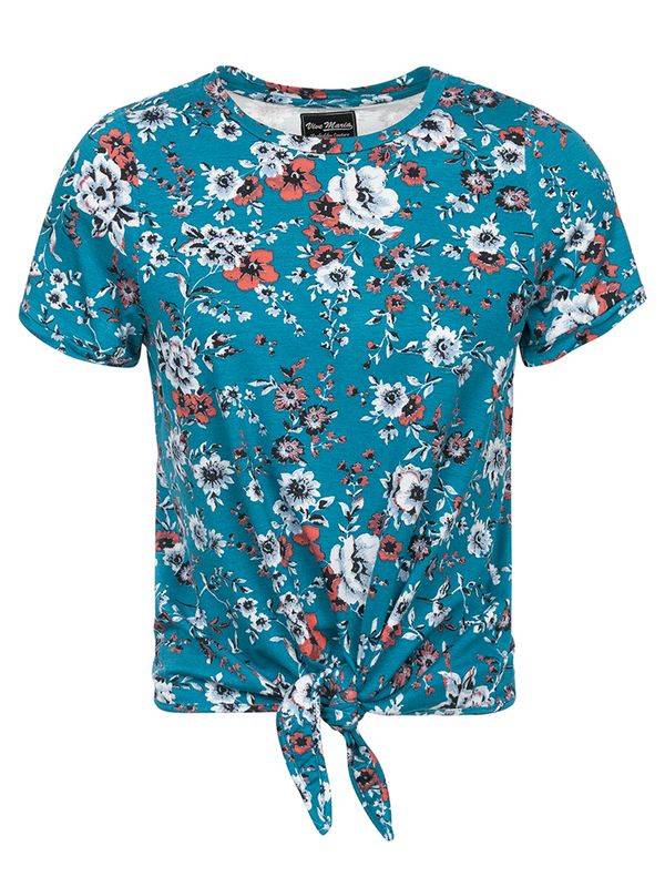 Nastrovje Potsdam Vive Maria Flower Day Damen T-Shirt azur allover Bis zu 50% Rabatt