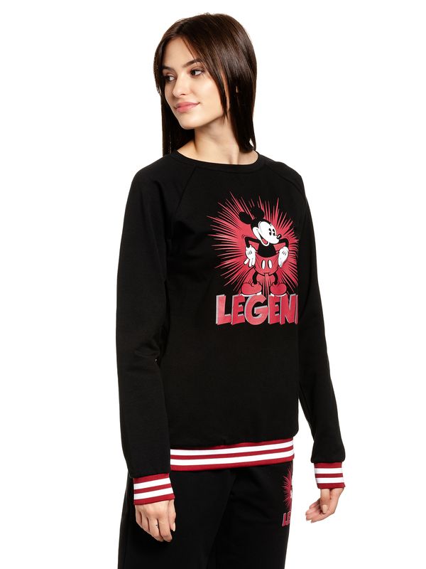 Nastrovje Potsdam Mickey & Minnie Mouse Mickey Mouse Legend Damen Sweatshirt schwarz Discount Store für neue Produkte