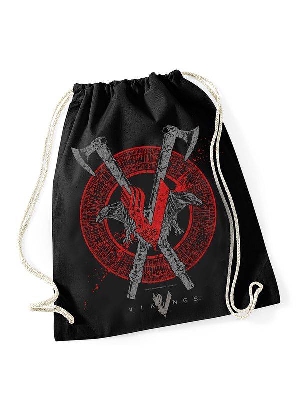 Nastrovje Potsdam Vikings Axe&Raven Gymbag schwarz Rabatt