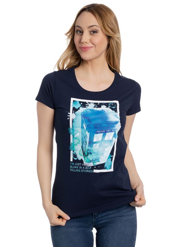 Nastrovje Potsdam Doctor Who I Am Just A Bloke Damen T-Shirt marine Osterangebot