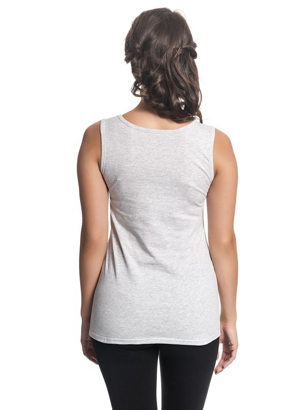 Nastrovje Potsdam Disney Mickey & Minnie Happy Damen Tanktop grau meliert Blitzangebot