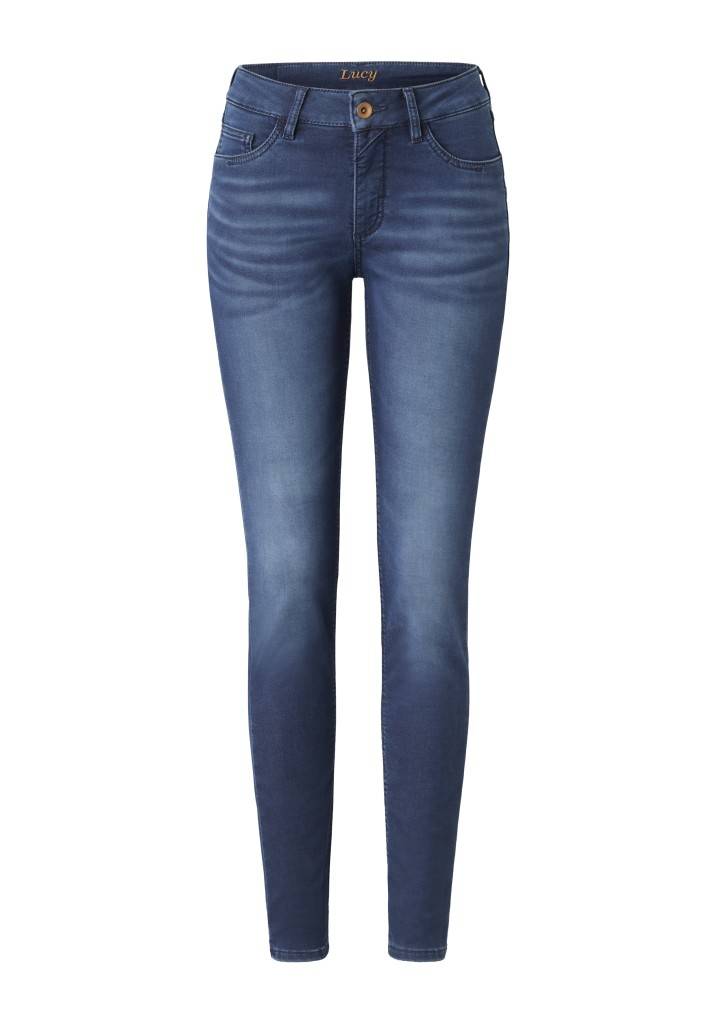 Paddocks LUCY Superior JOGG Denim Skinny fit - medium blue used moustache Cyber Monday