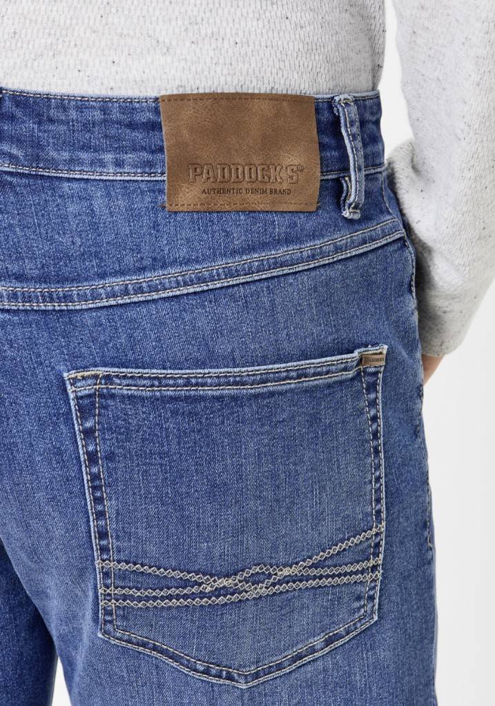 Paddocks BEN MOTION&COMFORT bequeme Passform - medium blue use moustache Clearance-Verkauf