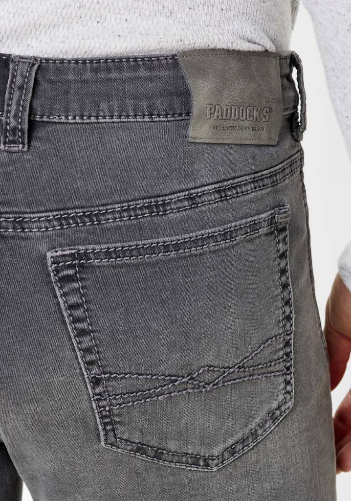 Paddocks PIPE Saddle Stitch MOTION&COMFORT schmale Passform - grey used Im Verkauf