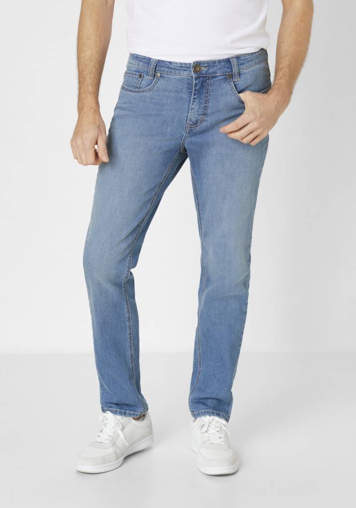 Paddocks PIPE Saddle Stitch MOTION&COMFORT schmale Passform - blue bleached used Rabatte dieses Monats