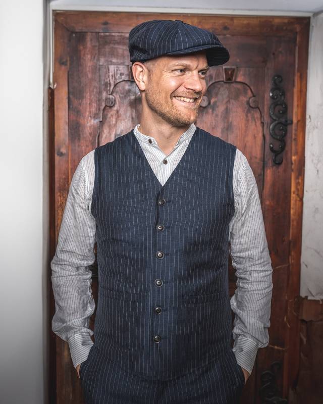 Pike Brothers 1905 Hauler Vest Chicago blue Bestseller