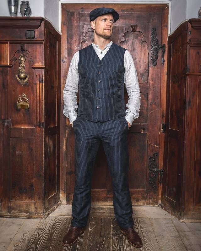 Pike Brothers 1905 Hauler Vest Chicago blue Bestseller
