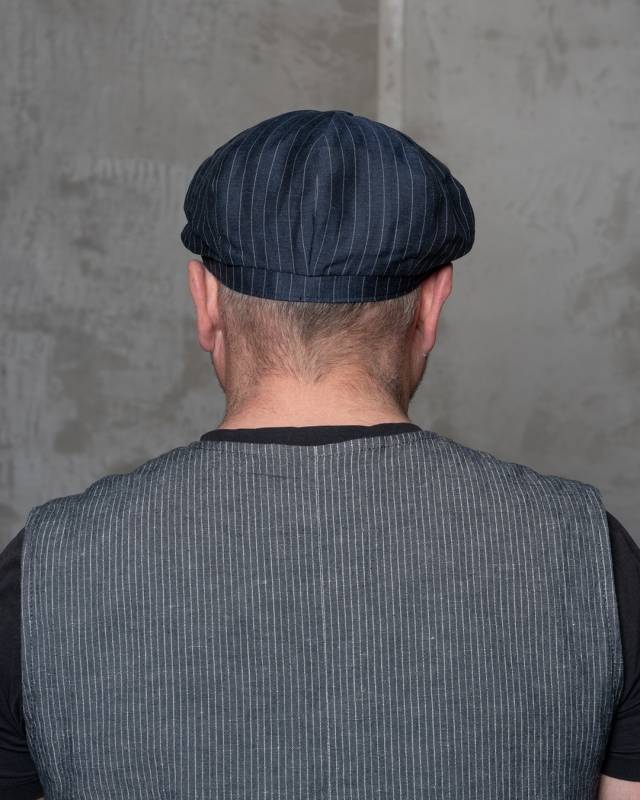 Pike Brothers 1928 Newsboy Cap Chicago blue Kauf eins, bekomm eins gratis
