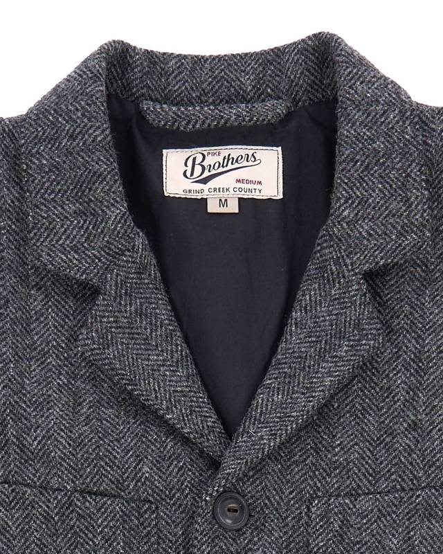 Pike Brothers 1908 Calico Vest Dundee grey Kostenlose Rückgabe