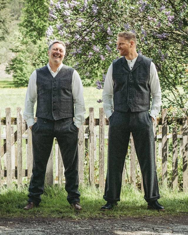 Pike Brothers 1923 Buccanoy Pant Dundee grey Begrenzte Freigabe