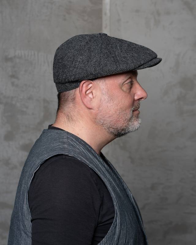 Pike Brothers 1928 Newsboy Cap Dundee grey Letzte 3 Tage
