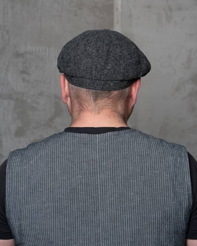 Pike Brothers 1928 Newsboy Cap Dundee grey Letzte 3 Tage