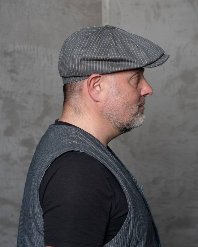 Pike Brothers 1928 Newsboy Cap grey wabash Riesige Rabatte