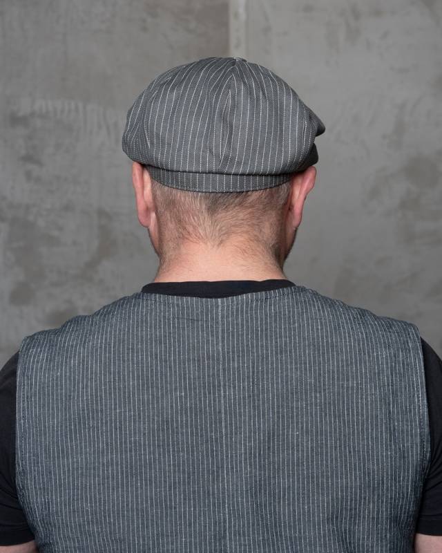 Pike Brothers 1928 Newsboy Cap grey wabash Riesige Rabatte
