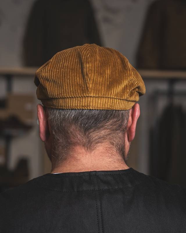Pike Brothers 1928 Newsboy Cap goliath cord mustard Fabrikladen