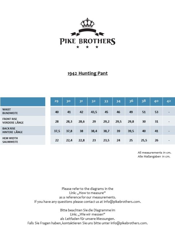 Pike Brothers 1942 Hunting Pant Goliath Cord Mustard Begrenzt auf 3 Tage