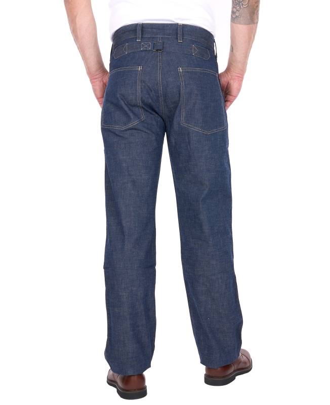 Pike Brothers 1940 Army Denim Trousers indigo Black Friday Preise