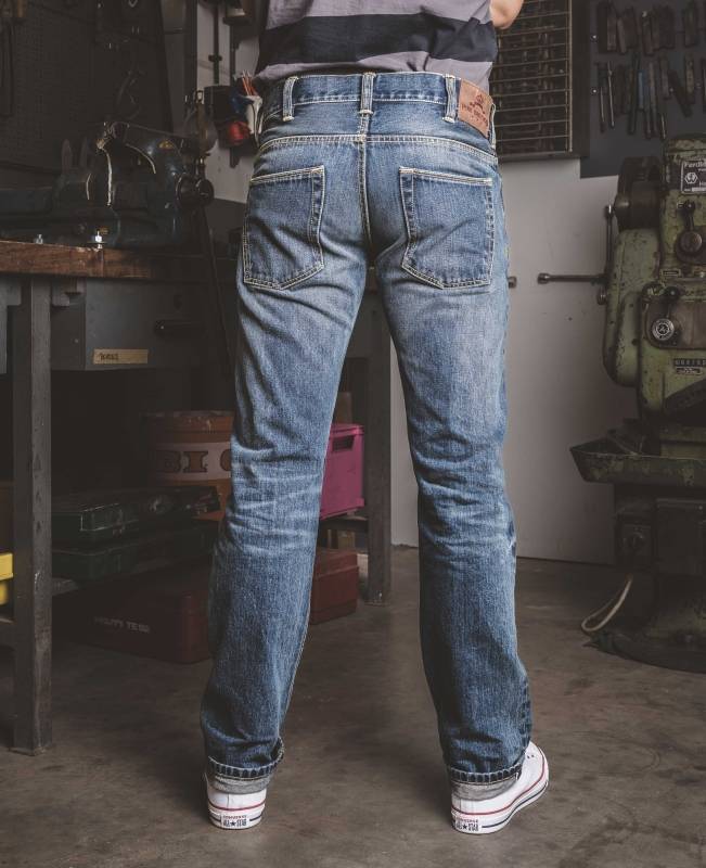 Pike Brothers 1963 Roamer Pant 15oz indigo 116 rinse Flash Sale