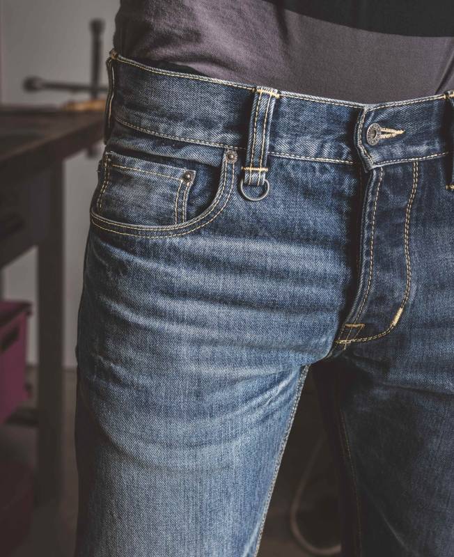 Pike Brothers 1963 Roamer Pant 15oz indigo 116 rinse Flash Sale