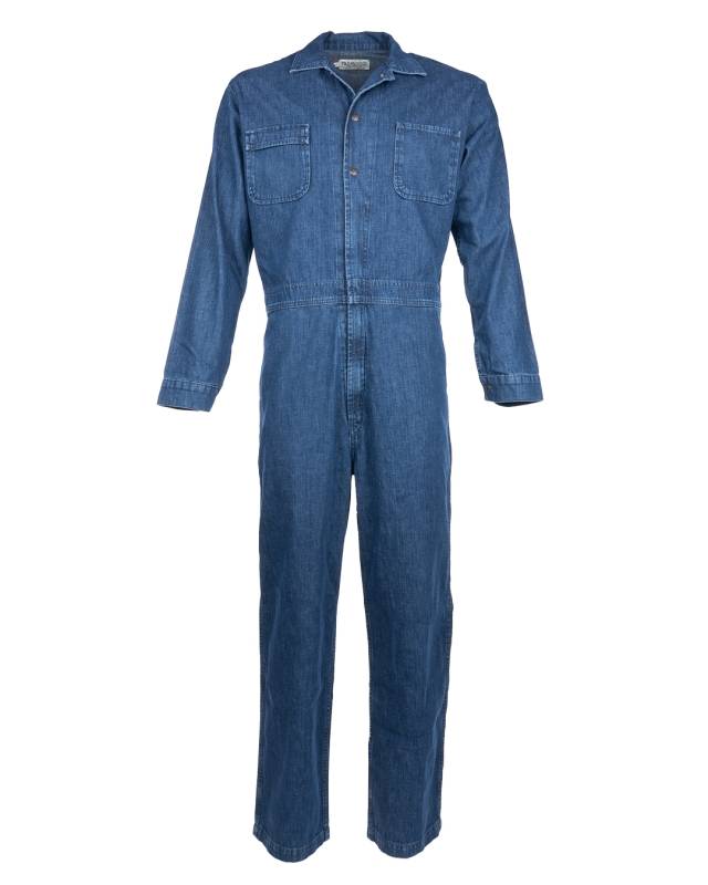 Pike Brothers 1967 Mechanic Denim Coverall 10oz indigo Begrenztes Angebot