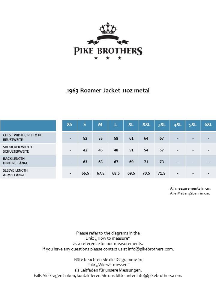 Pike Brothers 1963 Roamer Jacket 11oz metal Online Outlet
