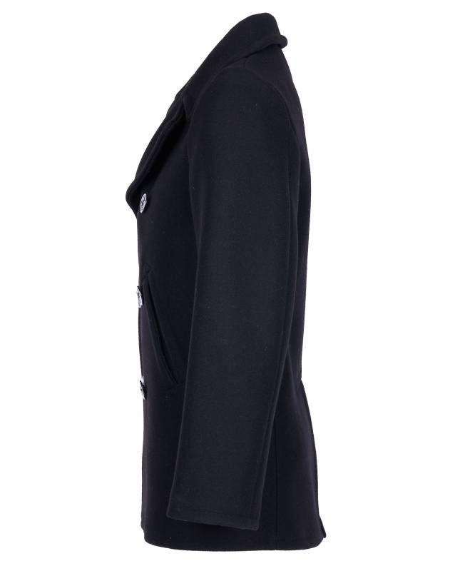 Pike Brothers 1938 Pea Coat black wool Saisonale Angebote