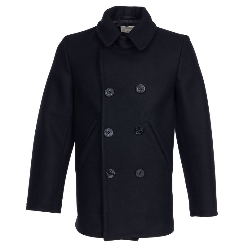 Pike Brothers 1938 Pea Coat black wool Saisonale Angebote