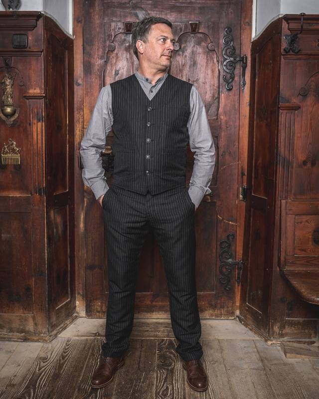 Pike Brothers 1947 Harvester Trousers Chicago black Nur für heute
