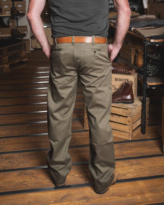 Pike Brothers 1940 Service Chino Leesville green Im Verkauf