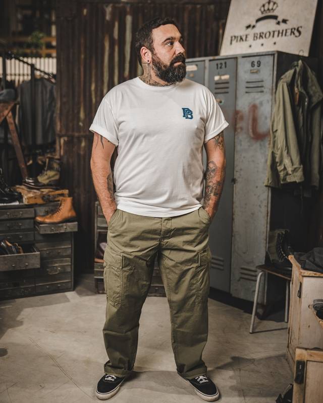 Pike Brothers 1966 Jungle Pant olive Günstiger Verkauf