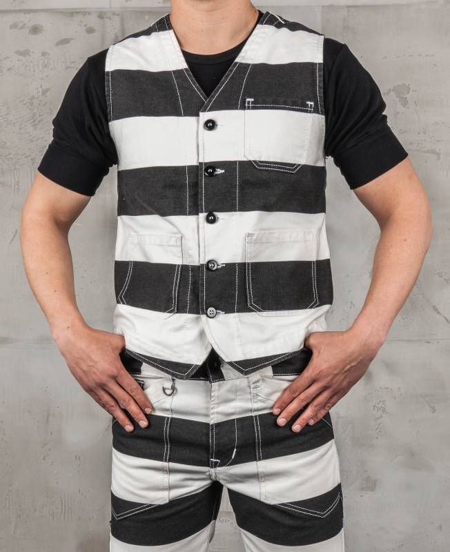 Pike Brothers 1937 Roamer Vest Alcatraz white Valentinstagsangebot