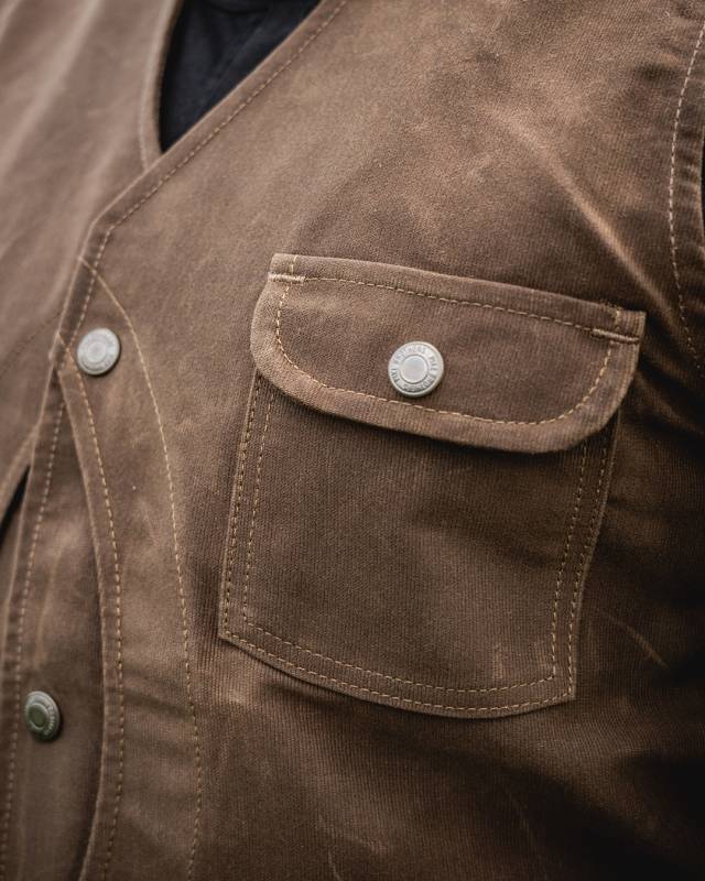 Pike Brothers 1928 Hunting Vest waxed sand Blitzangebot